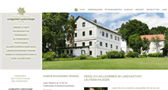Desktop Screenshot of landgasthof-lautenschlager.de